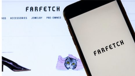 Farfetch announced today that it has secured $125 million of investment from China's tech giant Tencent. Image credit: Shutterstock
