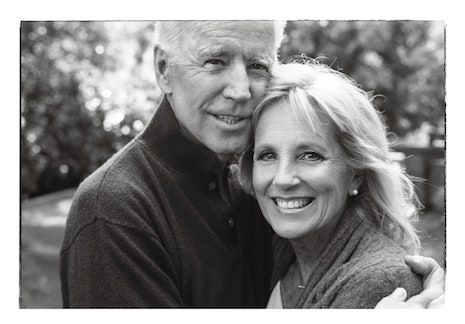 Former vice president Joe Biden and his wife, Dr. Jill Biden. Image credit: Photographed by Annie Leibovitz, Vanity Fair, December 2017