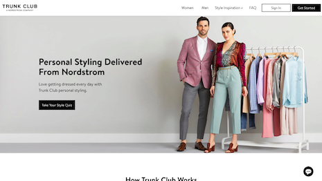 The Trunk Club was part of a slew of fashion retailers with alternative business models that took too long or tested financial patience to bear fruition as a viable standalone business. Image credit: Trunk Club