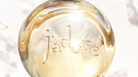 Dior Parfums' latest J'Adore campaign. Image courtesy of Christian Dior