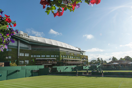 The clubhouse view at Wimbledon. Image credit: Wimbledon