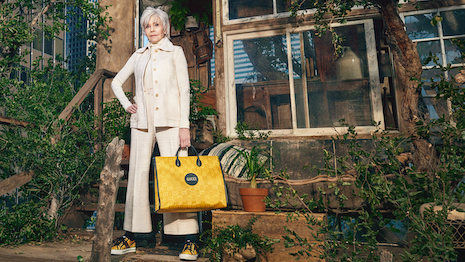Oscar-winning actor and activist Jane Fonda stars in Gucci's campaign for Off The Grid, the Kering-owned label's first line of sustainably made merchandise. Image courtesy of Gucci