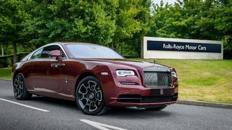Rolls-Royce Wraith in red velvet sparkled was picked up by a client this week at the automaker's plant in Goodwood, England, continuing a long-held tradition. Image courtesy of Rolls-Royce Motor Cars