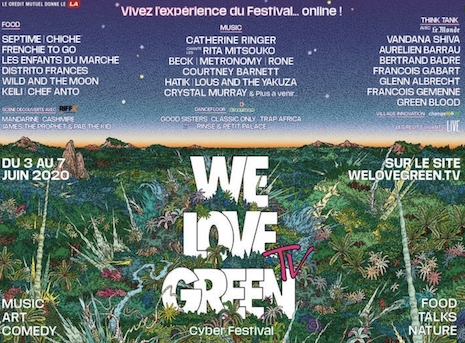 We Love Green is a music and arts festival with a sustainable agenda. Image credit: Kering