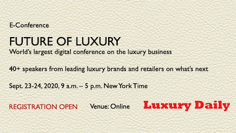 Luxury Daily will host its Future of Luxury eConference Sept. 23-24 on the road ahead for the luxury business