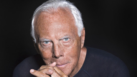 Giorgio Armani is simplifying his company's operations. Image credit" SGP