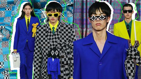 Sober recession fashions have again been the norm in the West in 2020, but not in China, which is embracing bold excessive styles. Image credit: Louis Vuitton