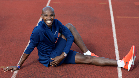 Sir Mo Farah has been named ambassador of Swiss watch brand Arnold & Son. Image courtesy of Arnold & Son