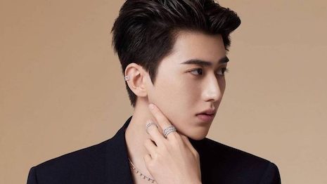 De Beers named young idol Cai Xukun its latest brand ambassador in March 2021. Image credit: De Beers