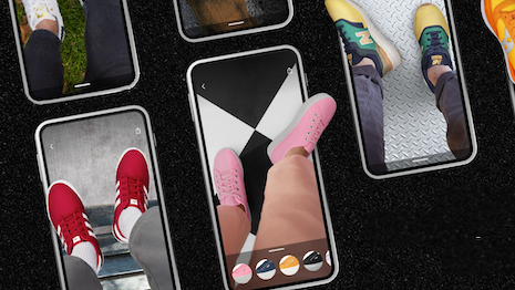 Sneakerheads can now use Amazon AR to see how different sneakers look. Image credit: Amazon