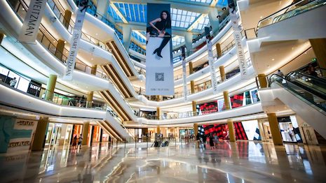 Shanghai's Plaza 66 mall has struggled to retain tenants in 2022. Image credit: Shutterstock