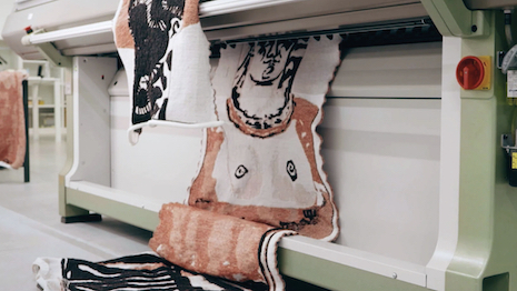 Fabric runs through a mill for Alaia x Picasso dress capsule