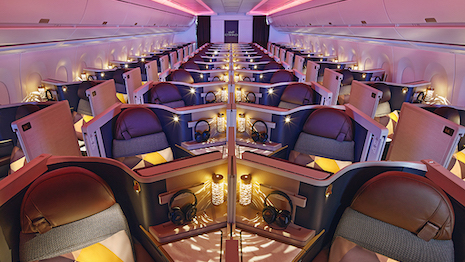 Interiors of an Etihad Airways cabin. Image credit: Etihad Airways