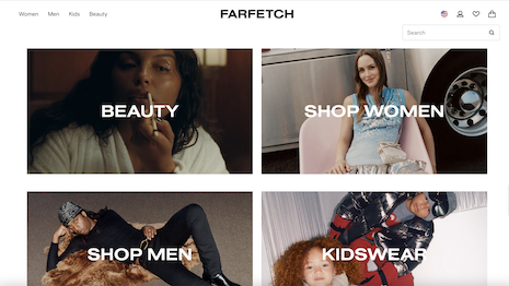 Online fashion retailer Farfetch is in the midst of restructuring as it aims for profitability in 2023. Image credit: Farfetch