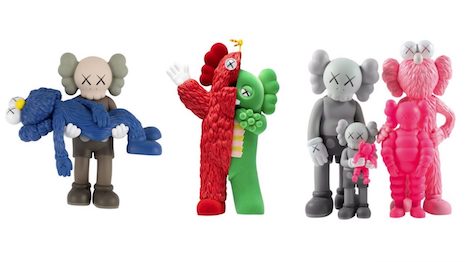 Kaws figurines are some of the most popular art toys in China and beyond. Image credit: Kaws