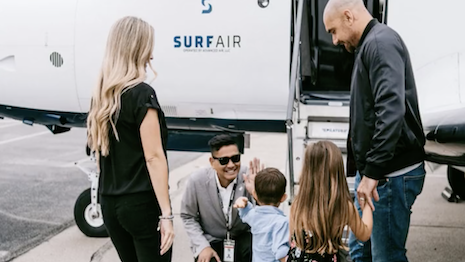 Surf Air gives Pacaso members access to seats on scheduled flights in their California network. Image credit: Pacaso, Surf Air
