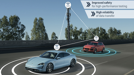 Porsche advances intelligent vehicle work at the Nardò Technical Center. Image credit: Porsche