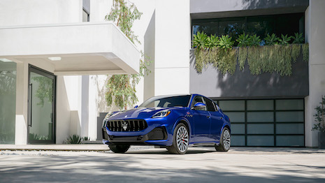 Maserati's Grecale SUV enters the North American market, offering consumers the brand's roomiest vehicle. Image courtesy of Maserati