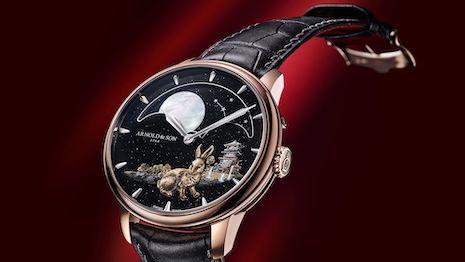 Arnold & Son celebrates the upcoming Year of the Rabbit with its storytelling timepiece. Image courtesy of Arnold & Son