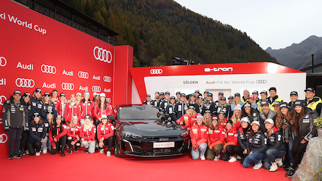 Audi remains a partner of the International Ski and Snowboard Federation (FIS). Image credit: Audi