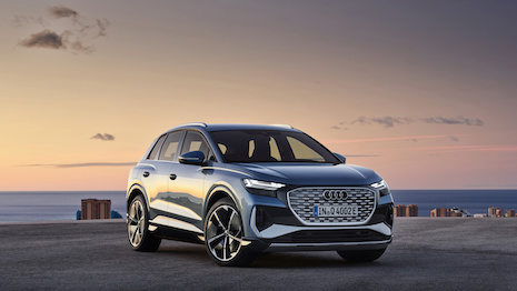 Audi's numbers are down from last year, but that is not the case for its EV sector. Image credit: Audi