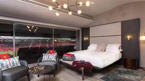 The members who win the Marriott Bonvoy packages bids can enjoy Manchester United fan experiences like overnights in Old Trafford Stadium. Image credit: Marriott
