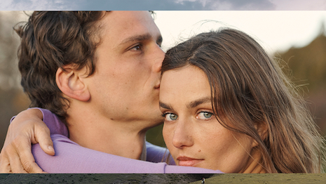 Models Simon Nessman and Andreea Diaconu, who share a commitment to the environment in their personal relationship, will feature in the promotional materials for the C2C Certified Gold cashmere line. Image credit: Ralph Lauren