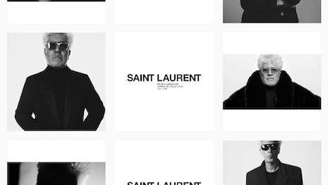 Abel Ferrara and Jim Jarmusch, both American filmmakers, join motion picture masters Pedro Almodóvar and David Cronenberg, of Spain and Canada respectively, for spring/summer 2023 the Saint Laurent way. Image credit: Saint Laurent