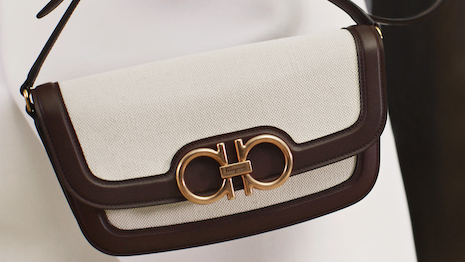 In light of FY22 fiscal success, Ferragamo has not ceased to innovate -- the house presents the all-new Ferragamo Crossbody Bag, out now. Image courtesy of Ferragamo