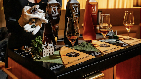 Three whiskies from The Macallan M Collection will be offered. Image credit: Fontainebleau Hotel