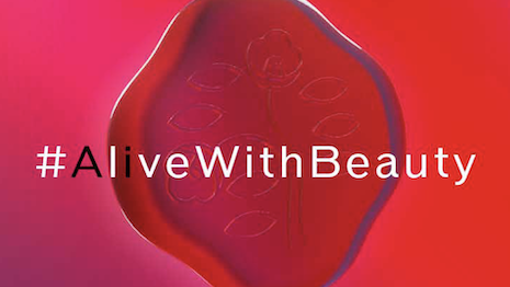 The project is part of the brand's ongoing "Alive with Beauty" campaign. Image credit: Shiseido