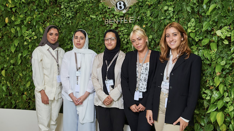 Dar Al Hekma University in Saudi Arabia will join the program this year, sending one of its female students to Bentley headquarters this summer. Image credit: Bentley Motors