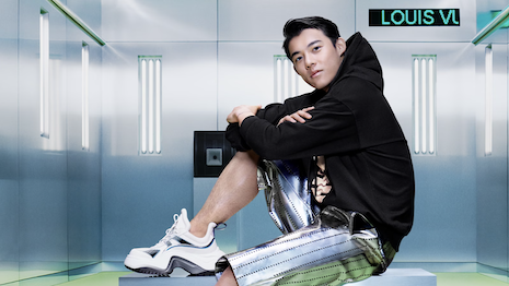 Chinese soccer player Sam Li is among the Gen Z celebrities Louis Vuitton tapped for the Archlight 2.0 campaign. Image credit: Louis Vuitton