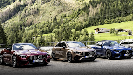 The experience programs feature models from across all Mercedes-Benz' ranges. Image credit: Mercedes-Benz