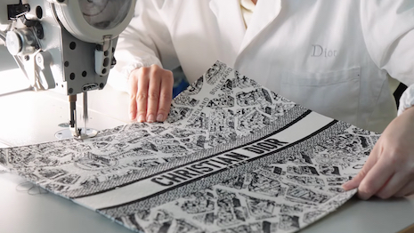 Taking inspiration from Monsieur Dior’s "Plan de Paris" sketches of the surrounding city, the brand injects modernity into the motif in a new episode of "The Savior-Faire Behind..." Image credit: Christian Dior