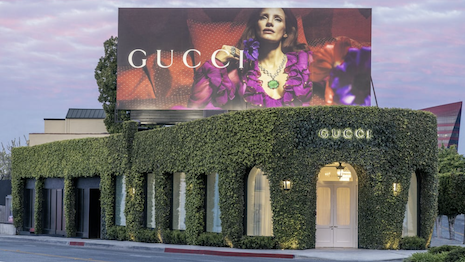 The boutique series kicks off in sunny Los Angeles, amidst a sea of fellow luxury brands. Image Courtesy of Pablo Enriquez for Gucci