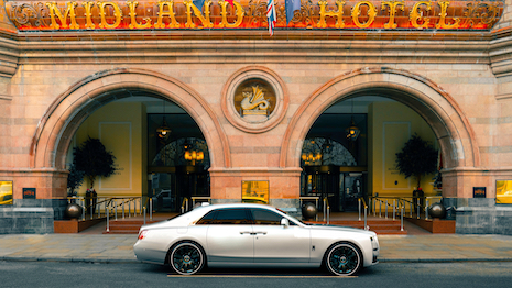 The motor car company is unveiling a one-of-one honorary Ghost model. Image credit: Rolls-Royce Motor Cars