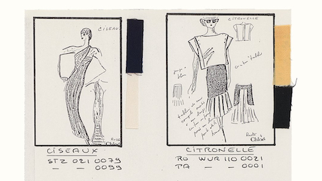 Pushed live during Monday’s Chanel-centric event, sketches procured during the late icon’s days at French fashion house Chloé is one of many commemorative content examples. Image credit: Chloé