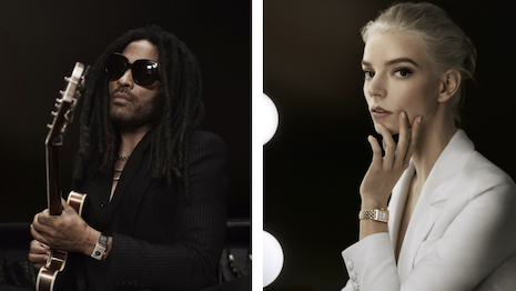Tapping celebrity brand ambassadors Anya Taylor-Joy and Lenny Kravitz, the brand is jointly reflecting on the true source of excellence, time. Image credit: Jaeger-LeCoultre