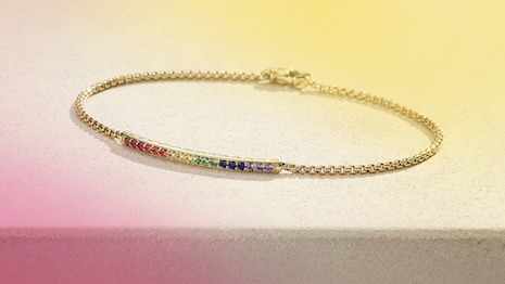 The brand is supporting free crisis intervention for members of the queer community. Image courtesy of David Yurman