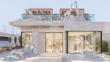 The concept seeks to harken back to the late Christian Dior’s childhood in the French Riviera while simultaneously launching a summertime capsule. Image credit: Dior