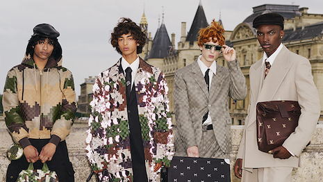 As figures such as Pharrell Williams, newly-instated creative director of menswear at Louis Vuitton, transform the very sartorial underpinnings of the industry, a ripple effect is felt on the commerce front, as luxury looks to the resurgence with renewed focus. Image credit: Louis Vuitton