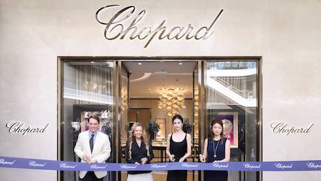 Open now, the shop showcases Chopard’s jewelry and watches with aesthetics meant to appeal to Chinese audiences first and foremost. Image courtesy of Chopard