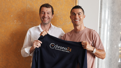 The soccer star joins the CR7 SA investment round, titled after his nickname, “CR7.” Image courtesy of Chrono24