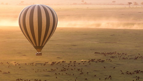 Four Seasons has offered hot air balloon rides over the Masai Mara in the past, but this year new experiences are folded in. Image credit: Four Seasons
