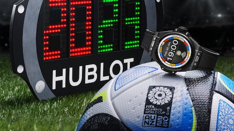 The FIFA Women’s World Cup 2023 will take over fields across Australia and New Zealand, with the luxury horologist on timekeeping duties for the third time. Image credit Hublot