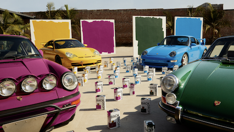 Porsche already has well over 100 colors to pick from as far as automotive paint goes, this collaboration only cementing its dedication to expression. Image credit: Porsche