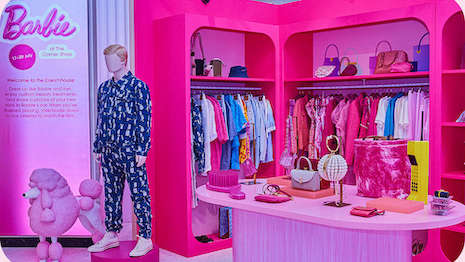 The retailer’s London flagship Corner Shop is getting a Barbie-themed makeover, bringing the iconic Dreamhouse to life. Image credit: Selfridges
