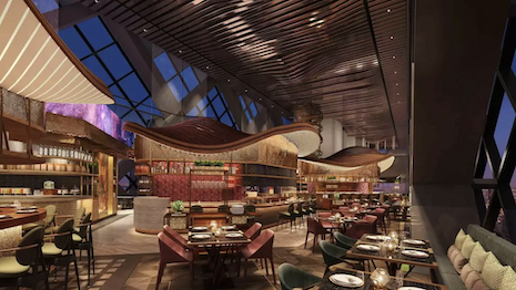 Chef Gürs's Arrazuna concept has eight interactive kitchens and gourmet produce, allowing food-curious guests to explore the cuisines of Turkey, the Arabian Peninsula and the Middle East. Image credit: One&Only Resorts