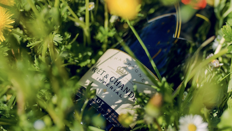 Houses like LVMH’s Moët & Chandon are adapting to the changing climate, revealing ways that they plan to center sustainability in their high-end products. Image credit: Moët & Chandon 